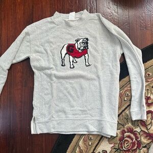 Terrycloth UGA crewneck